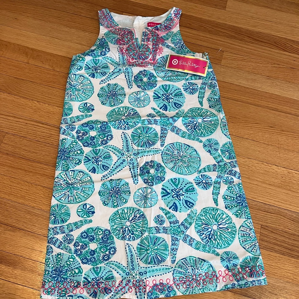 NWT Lilly Pulitzer for Target Blue and White Kids Dress